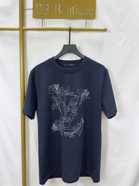 Louisvuitton embroidered Lv flower T-shirt