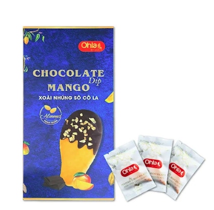 Ohla xoài nhúng socola 180g - Chocolate dip mango