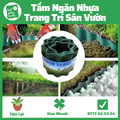 Tấm Ngăn Nhựa Trang Trí Sân Vườn (20cm*9m)