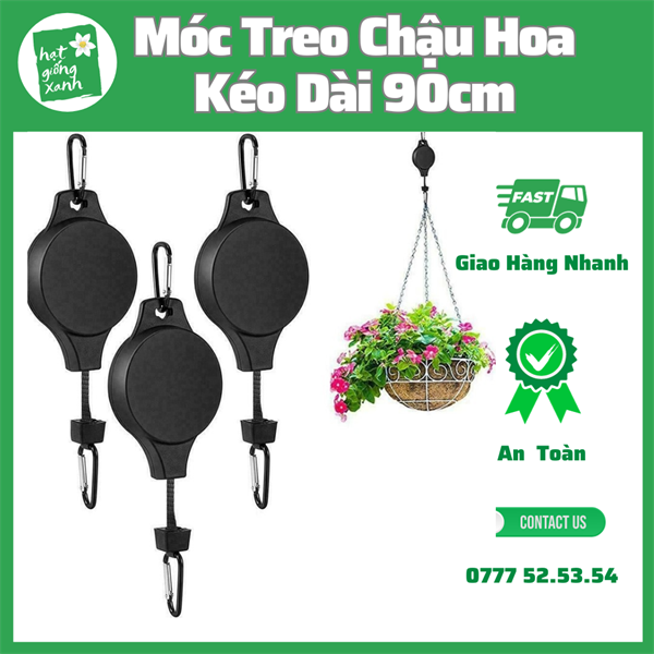 Móc Treo Chậu Hoa Kéo Dài 90cm