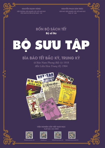 Bốn bộ sách tết - Bộ số ba -Bộ sưu tập bìa báo tết bắc kỳ, trung kỳ -490-TP