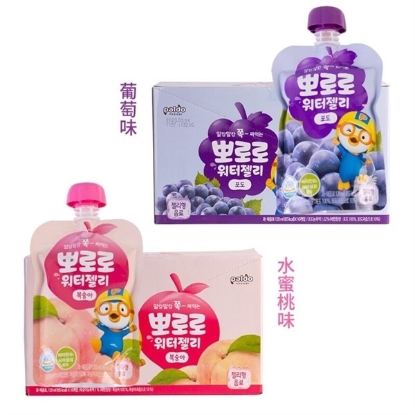 THẠCH TRÁI CÂY nho PORORO 120ML/BỊCH
