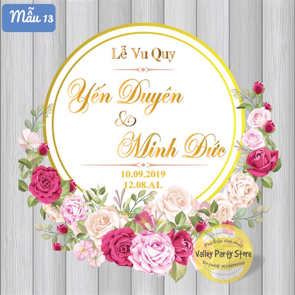 Bảng Cổng Cưới Treo