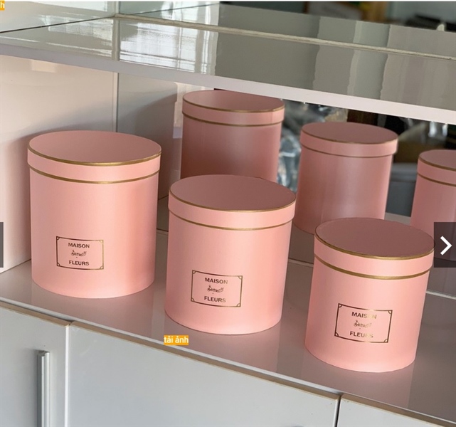 Hộp Trụ Tròn Giấy Gói Quà