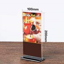 BẢNG MENU DỌC ĐẾ ĐEN SN A4/3