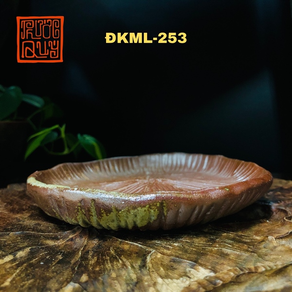Đĩa Khải nung củi Mộc Liên PQ-ĐKML-253