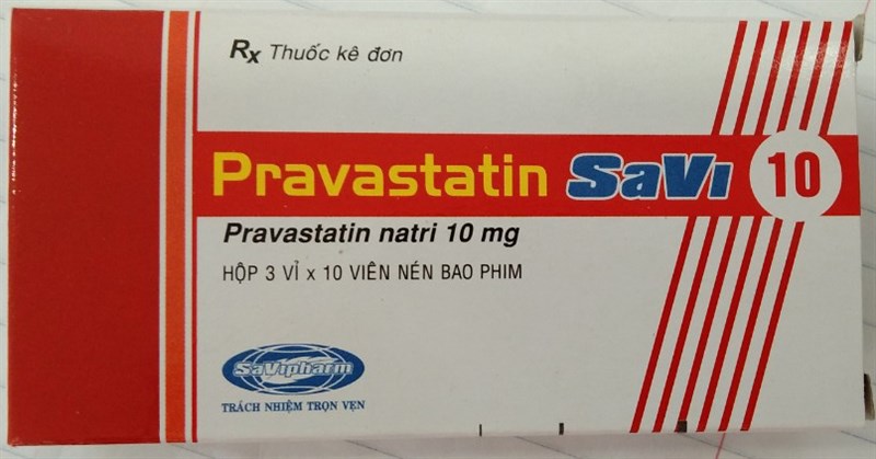Pravastatin Savi 10 (Hộp*3vỉ*10viên) - Savi
