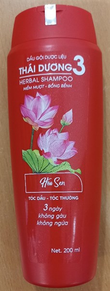 Dầu gội Thái Dương 3 Hoa sen 200ml