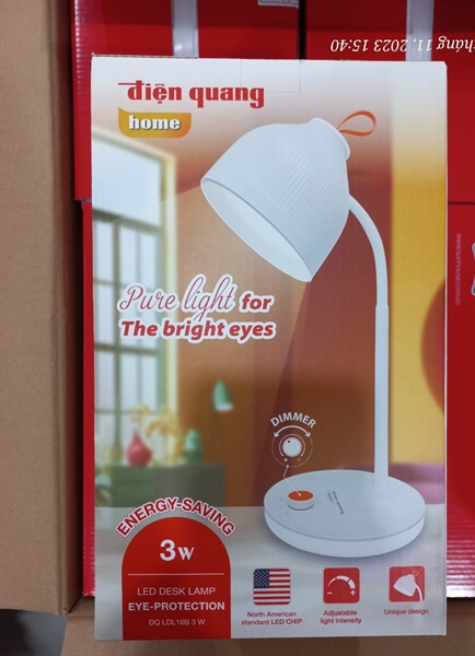 Đèn bàn LED (Model: ĐQ LDL 16B 3) - HKM OPV