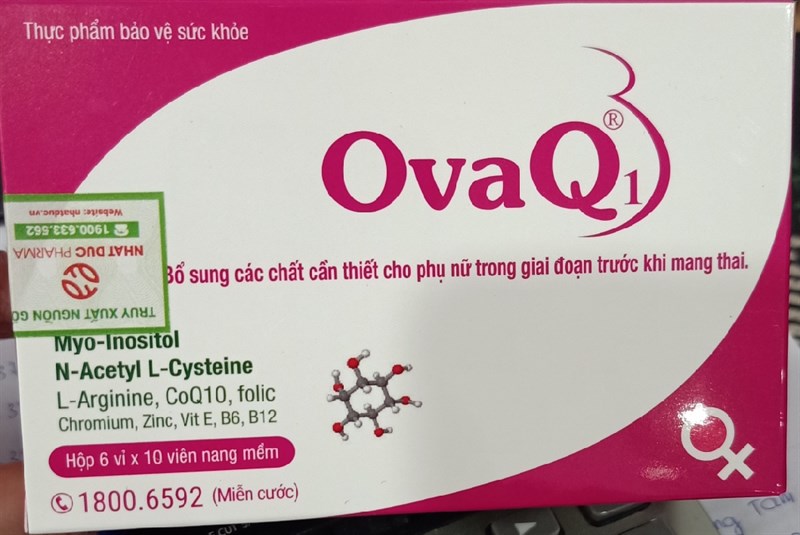 OvaQ1 - bổ sung cho phụ nữ giai đoạn trước khi mang thai (H*6vỉ*10viên) - Mediplantex