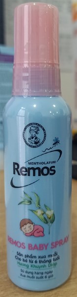 Xịt xua muỗi Remos baby spray hương khuynh diệp cho bé từ 6 tháng tuổi (lọ 60ml) - Rohto/VN 2