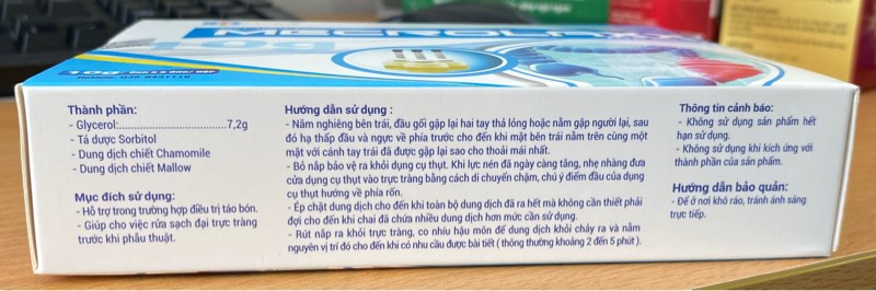 Gel thụt táo bón Mecrolaxx (Hộp x 6ống x 10g) - HTC Mega 2