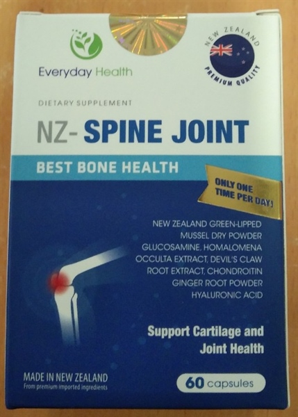 NZ - Spine Joint (Hỗ trợ cho xương khớp) (Lọ 60 viên) - New Zealand (SK Hàng Đầu)