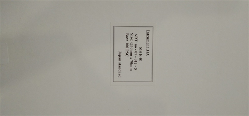 Ống thở giấy (MS E-01) size: Q30mm x 70mm (Hộp 100 ống) - Japan standard