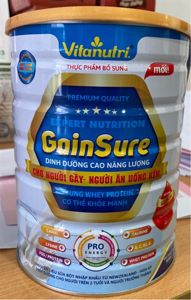 Vitanutri Gain sure (Dinh dưỡng đặc biệt dành cho người gầy) 900g - Hoàng Trung Kha 2