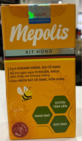 Xịt họng Mepolis 20ml - Kosna VN