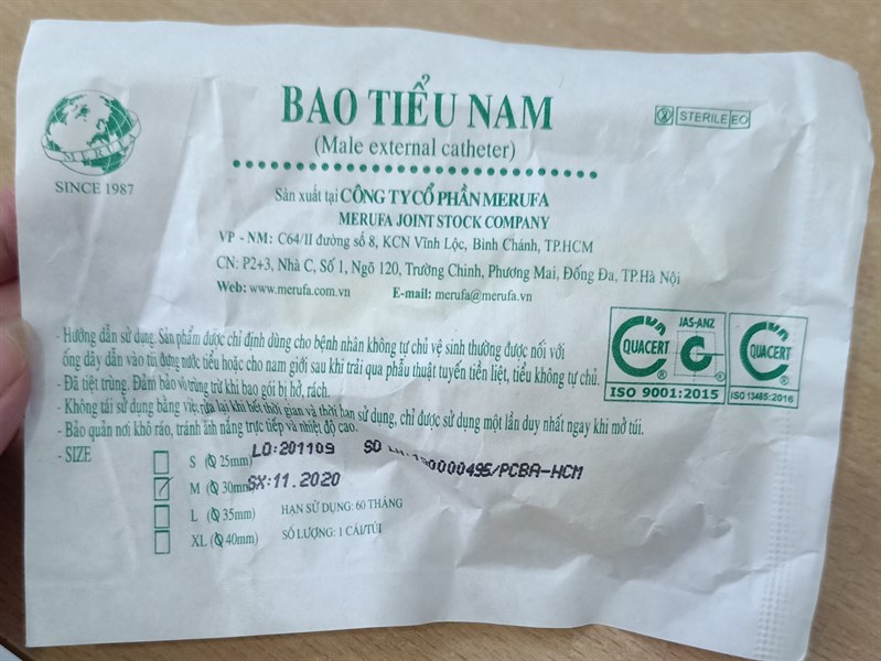 Bao tiểu nam (Capot) - Merufa