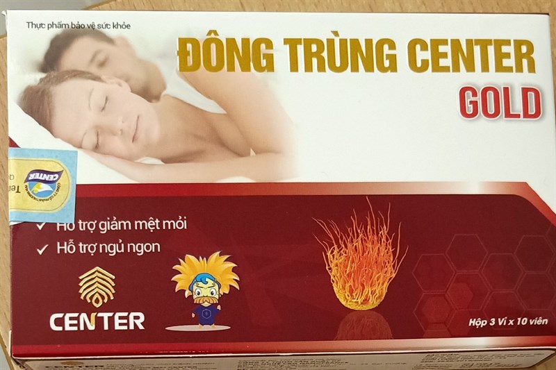 Đông trùng center gold (ăn ngủ ngon) (H*3vỉ*10viên) - Center 2