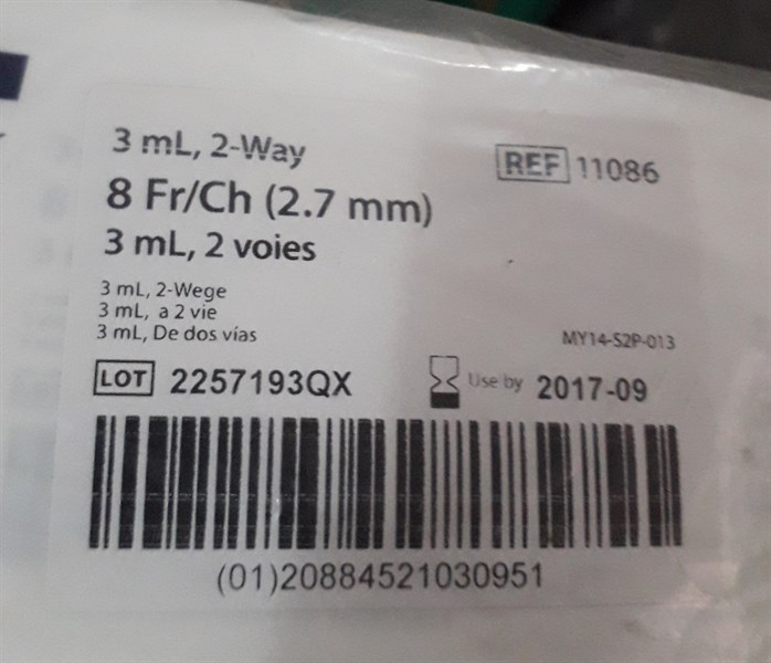 Sond Foley 2W 30CC số 8 - Covidien/Malaysia