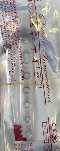 Nẹp chữ T cho vít 4,5m, 7 lỗ thân - Pakistan