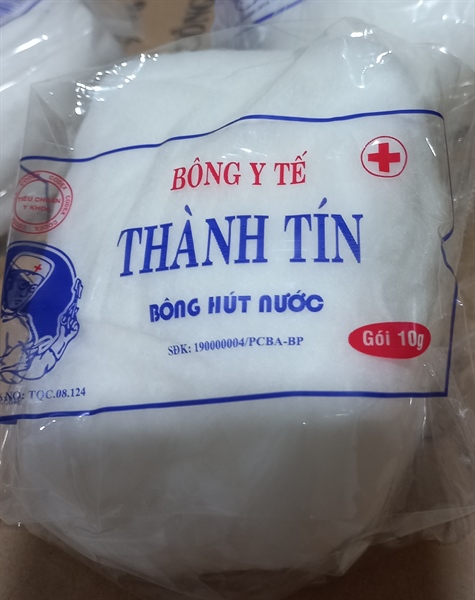 Bông y tế 10g Thành Tín Bông hút nước (K*27Bịch*40gói )