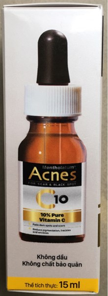 Dung dịch làm mờ sẹo và vết thâm Acnes C10 (15ml) - Rohto