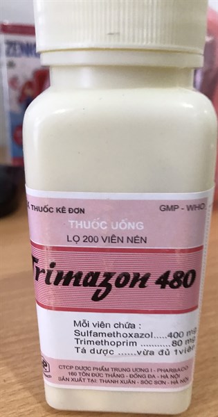 Trimazol 480mg (lọ 200viên) - TW1