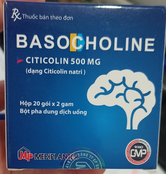 Basocholine (Citicoline 500mg) (H*20gói*2g) - Mediplantex