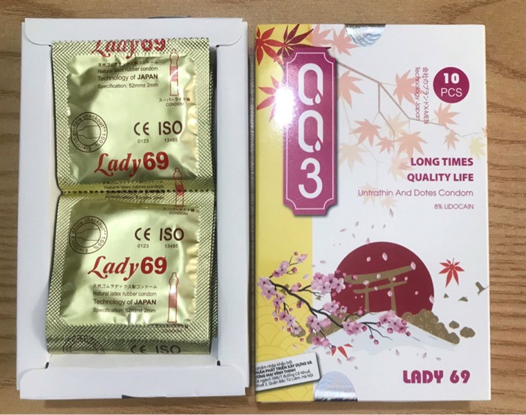 Bao cao su Lady 69 (Hộp 10cái) - Vĩnh Thịnh (Hải Minh)
