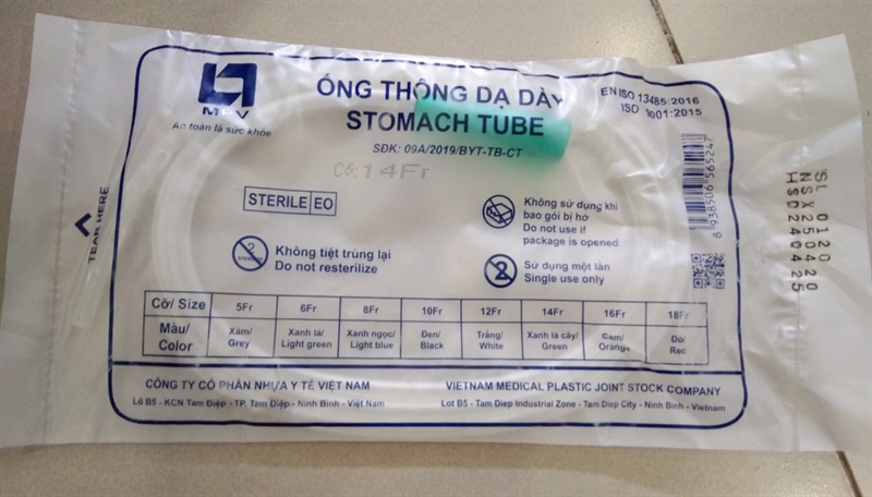 Sond dạ dày số 14 - Việt Nam