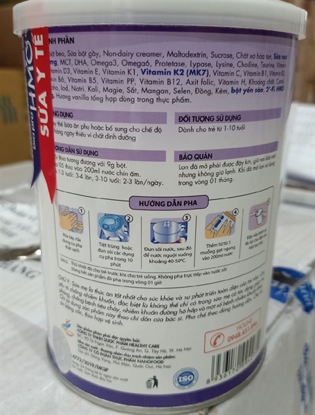 Sữa Biopro HMO Nano pedia gold Nanofood (1 - 10 tuổi) 400g 2