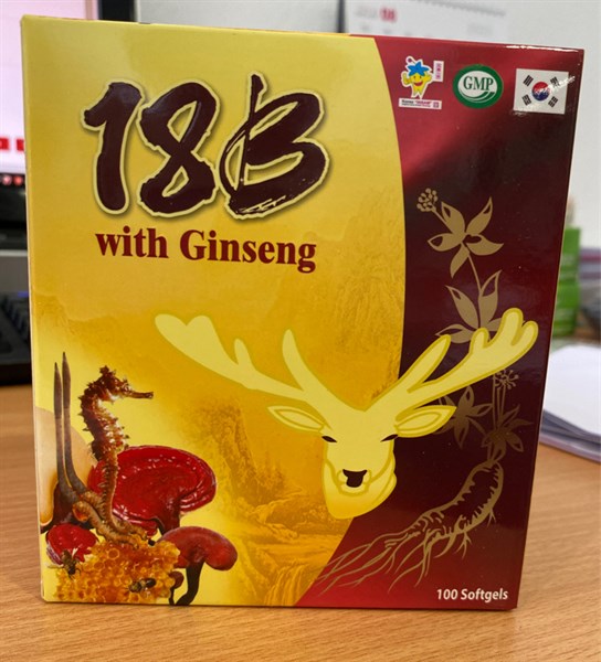 18B with Ginseng (H*10vỉ*10viên) - Mediphar (Minh Chiến)