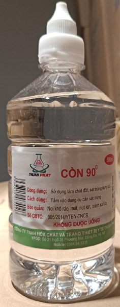 Cồn 90 Chai to 500ml (K*24chai) - Thuận Phát