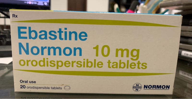 Ebastine Normon 10mg (Orodispersible tablets) (Hộp 2 vỉ x 10 viên) - Tây Ban Nha/Normon