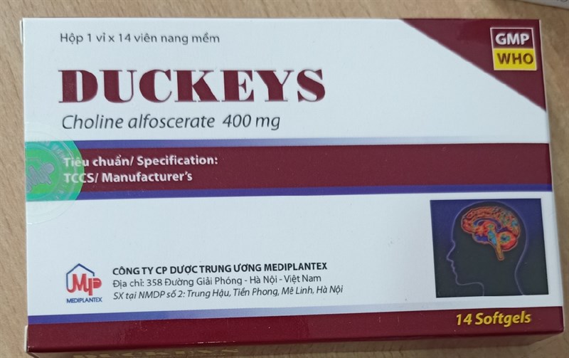 Duckeys (Choline alfoscerate 400mg) (H*1vỉ*14viên) - Mediplantex