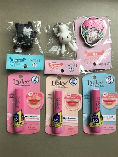 Son dưỡng Lipice Sheer Color 2,4g các loại (hương tinh khiết; táo ngọt lịm; dâu nồng nàn, hồng cam) - Rohto