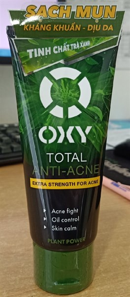 Kem rửa mặt sạch khuẩn mụn (Oxy Total anti - acne) 100g - Rohto/VN