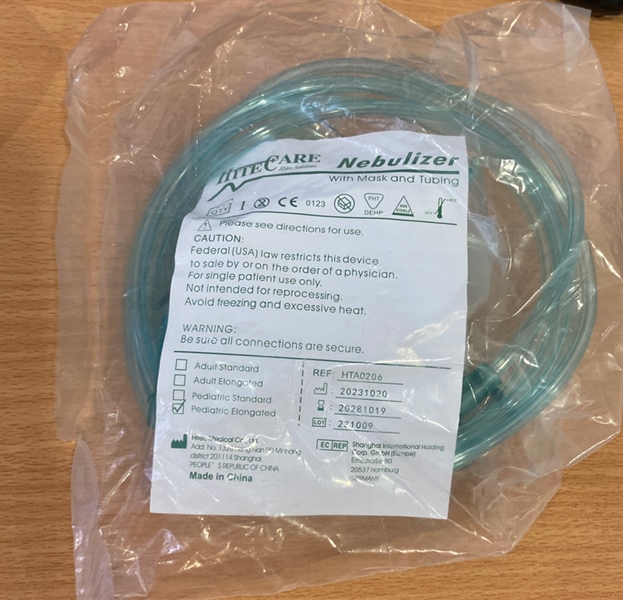 Mask khí dung trẻ em (Nebulizer Mask) - Hitec/TQ 2