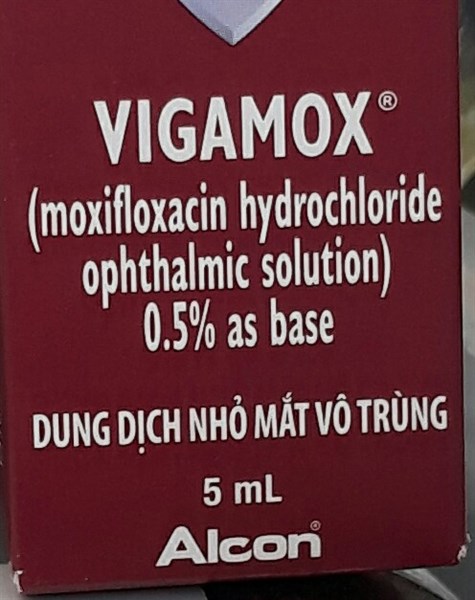 Vigamox 0,5% 5ml - Alcon/USA