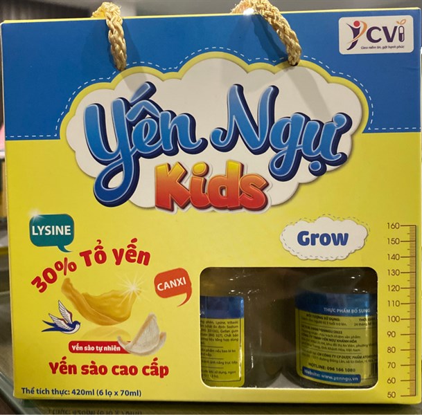 Yến ngự kids (Hộp 6 lọ x 70ml) - J-CVI
