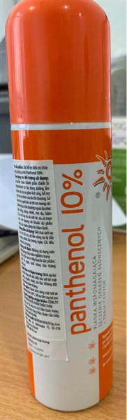 Panthenol 10% 150ml (136g) (xịt hỗ trợ cháy nắng và bỏng nhiệt) - Balan