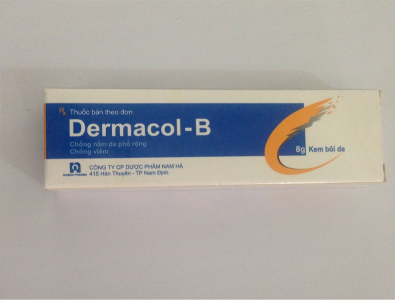 Kem bôi da Dermacol-B Nam Hà chống viêm, chống nấm da phổ rộng