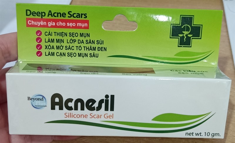 Acnesil gel 10g (Cải thiện sẹo mụn, mờ vết thâm) - Thái Lan
