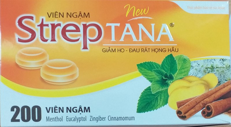 Viên ngậm Streptana new (H*200viên) - Tân á 2