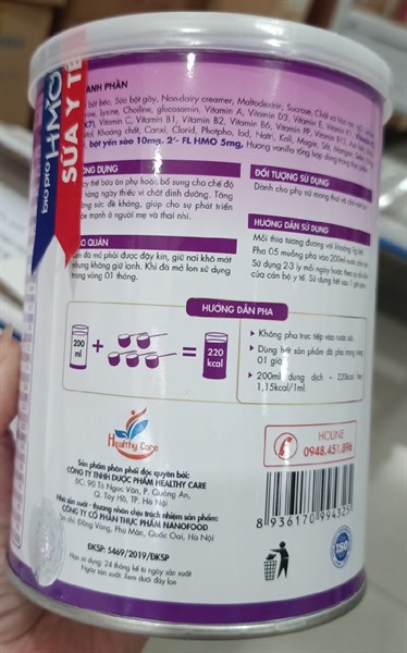 Sữa Biopro HMO Nano Mama plus Nanofood (Bà mẹ mang thai và cho con bú) 400g 2