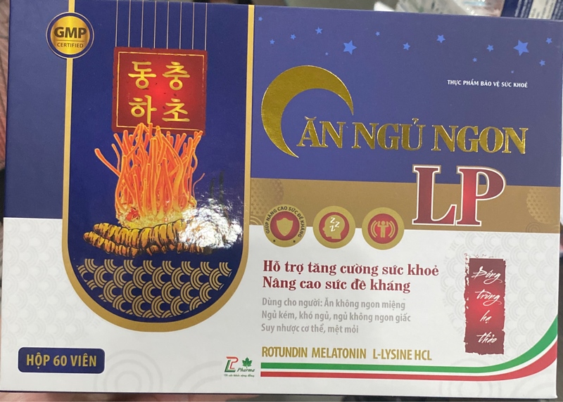 Ăn ngủ ngon LP (Hộp 12 vỉ x 5 viên) - Liên Phong