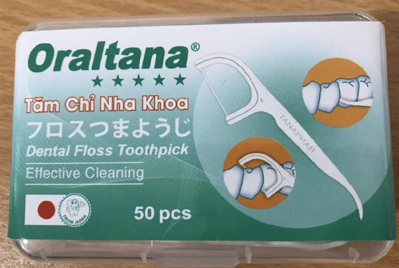 Tăm chỉ nha khoa Oraltana (H*50cái) - Tân á 2