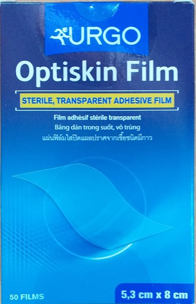 Băng gạc y tế vô trùng trong suốt Urgo Optiskin Film 53 x 80mm (H*50miếng) - Thái Lan 2