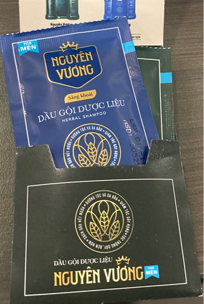 Dầu gội Nguyên Vương (1 cặp 2 gói/5,5ml) - Hoa Linh