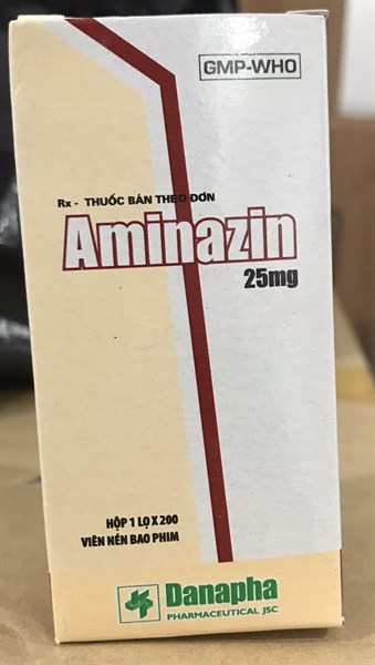 Aminazin 25mg (Lọ*200viên) - Danapha